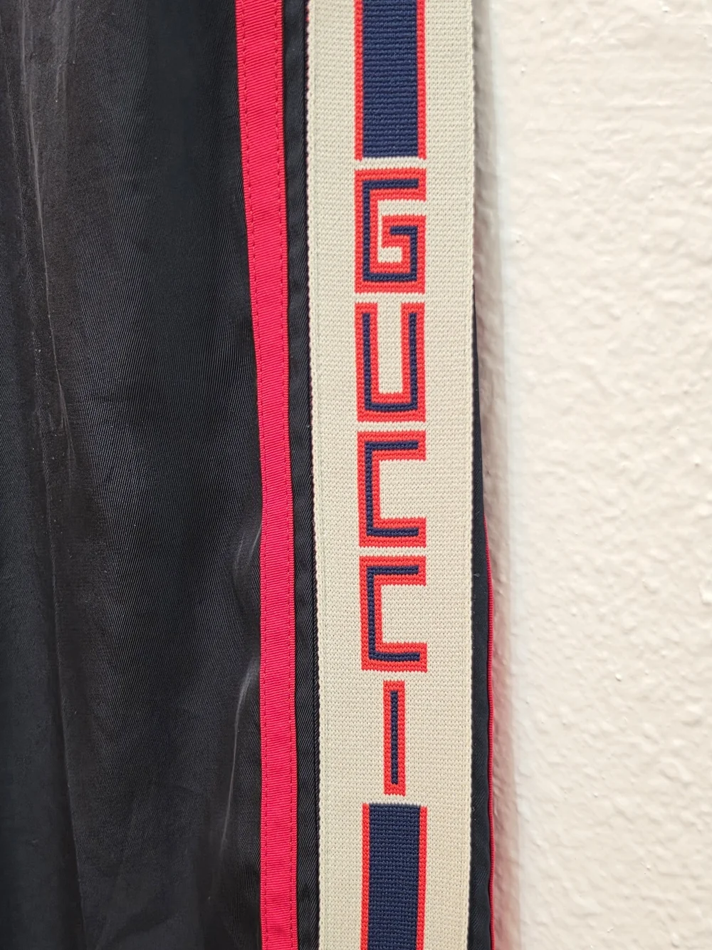 Gucci side-line logo joggers, M